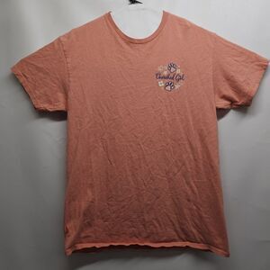 Cherished Girl Dog Graphic Tee Women’s L Sorbet Pink Christian John 13:15 Delta